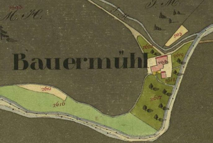 kleines Bild der Schuhmühle Ganglmühle Janerlemühle Bauermühle