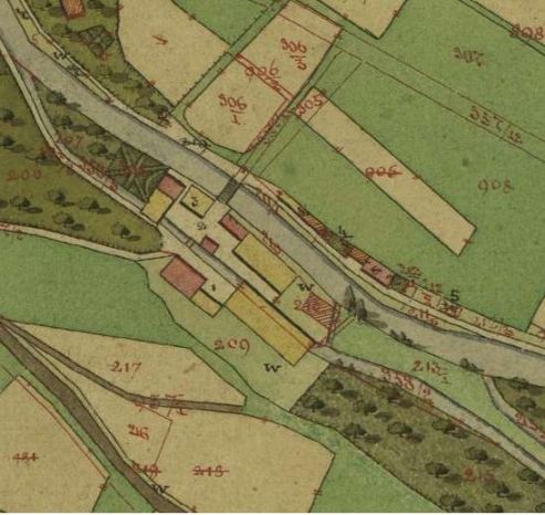 kleines Bild der Mühle beim Drahtzug Dorrersäge