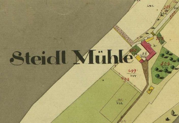 kleines Bild der Steidlmühle Unterpfinnigsteigmühle