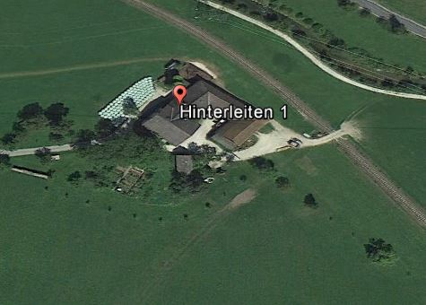 kleines Bild der Turnhofmühle Luftaufnahme: Google Earth