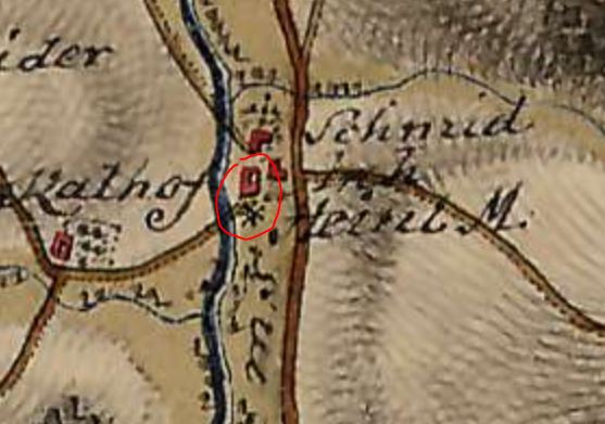 kleines Bild der Heinlmühle und Säge