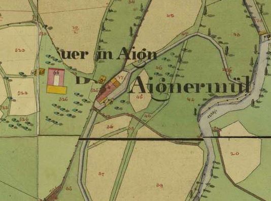 kleines Bild der Aigenmühle und Säge