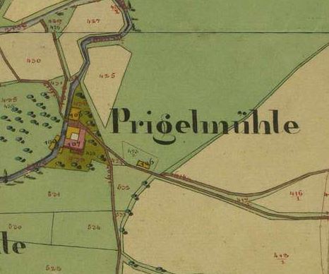 kleines Bild der Priglmühle Prügelmühle und Säge