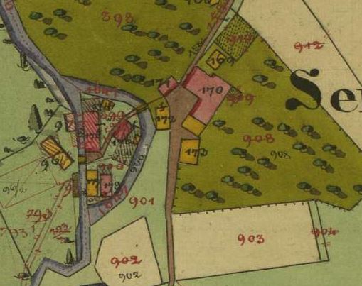 kleines Bild der Sensenschmiede zu Blumau