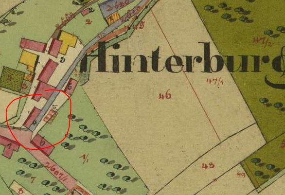 kleines Bild der Sensenschmiede zu Hinterburg