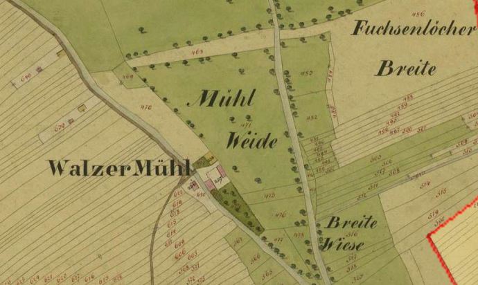 kleines Bild der Walzer Mühle, Ricklmühle